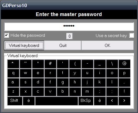 gdperso, pnly one password yo access all other passwords