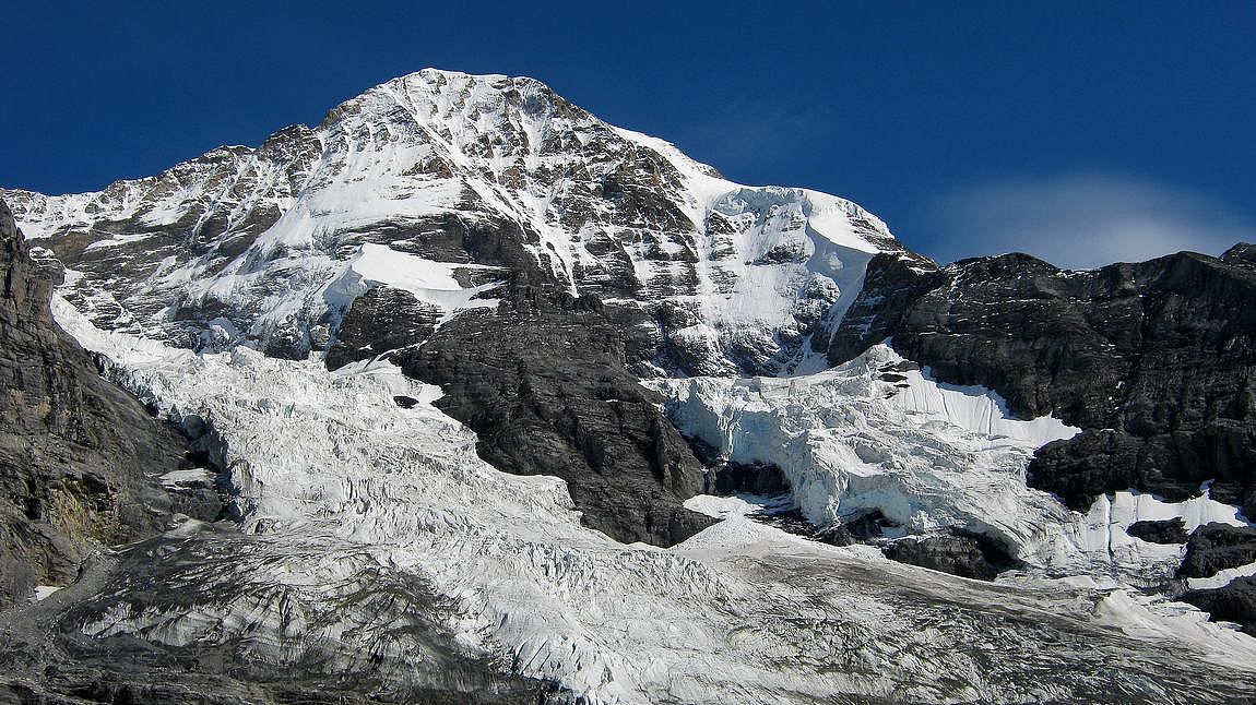 le Monch et la Jungfrau vus de la petite Scheidegg