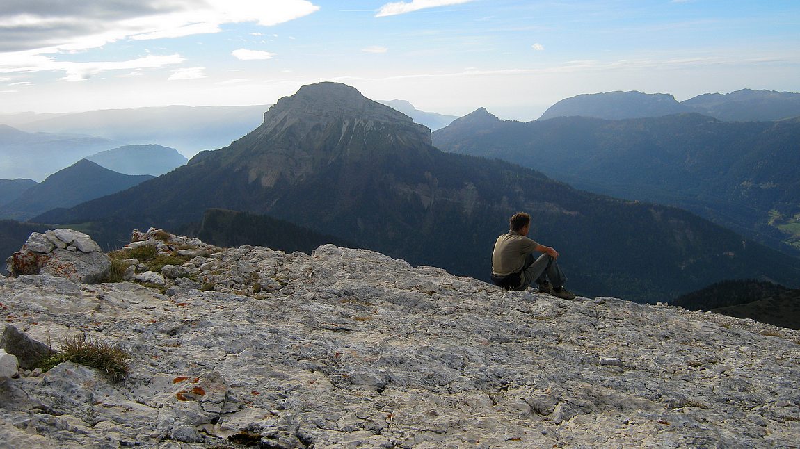 chamechaude view from the top of the dent de crolles